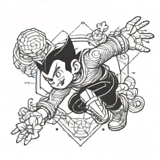 astro boy tattoo design idea