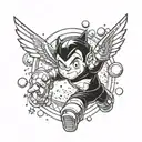 astro boy tattoo design idea
