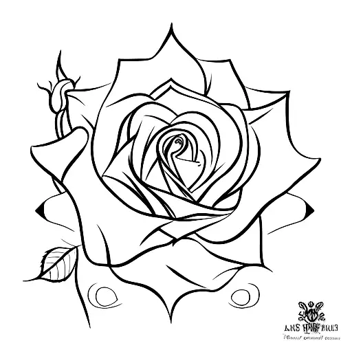 "I am because you were" with a rose and a carnation tattoo design idea