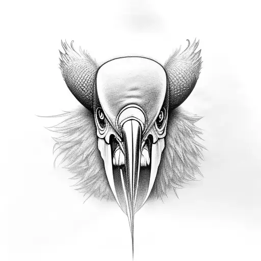 dodo brid tattoo design idea