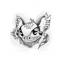 scooter zip tattoo design idea