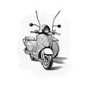 scooter zip tattoo design idea