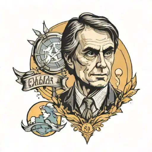 Carl Sagan tattoo design idea