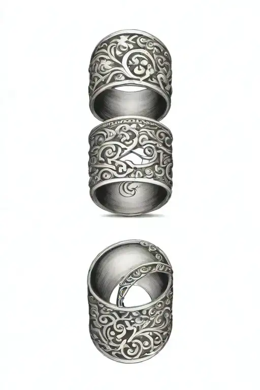 wedding ring finger band tattoo tattoo design idea