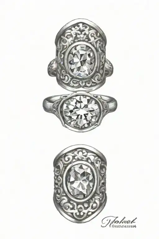 wedding ring finger tattoo tattoo design idea