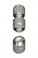 wedding ring finger band tattoo tattoo design idea
