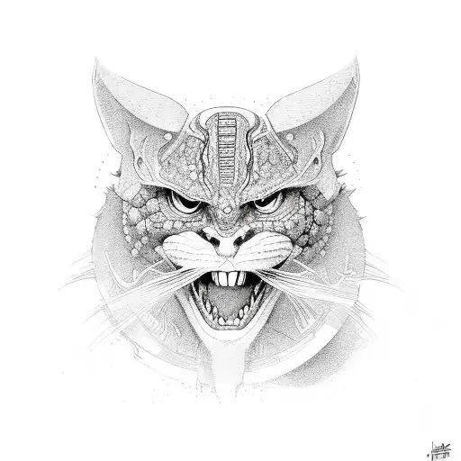Jekly and Hyde opposite faces tattoo design idea