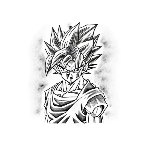 dragon ball z tattoo design idea