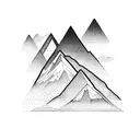 mountains, South America  tattoo design idea