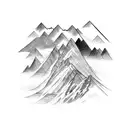 mountains, South America  tattoo design idea