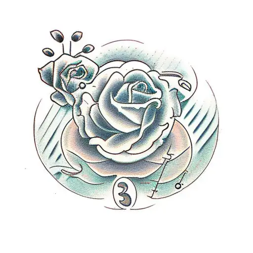 Time, diligence, result tattoo design idea