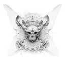 Time, diligence, result tattoo design idea