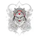 Time, diligence, result tattoo design idea