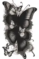 butterfly effect tattoo design idea