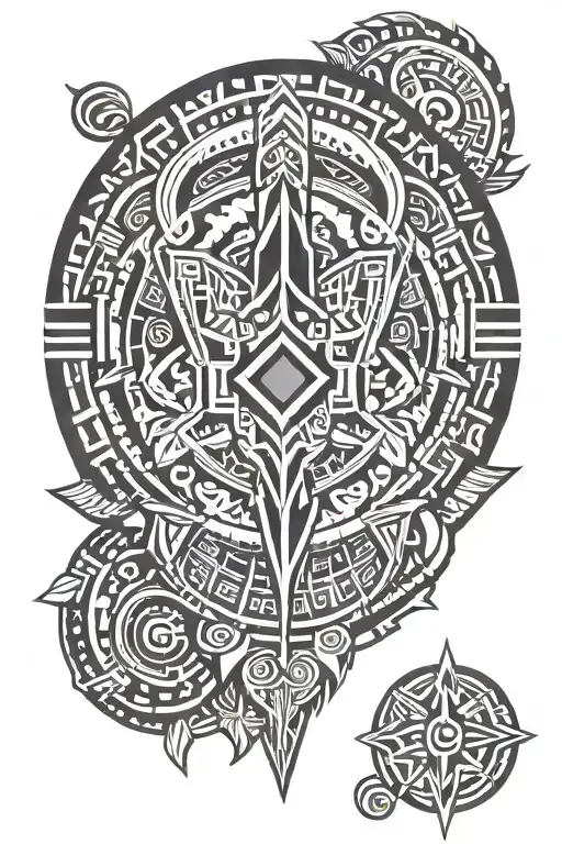 Guam tribal inspired design tattoo design idea