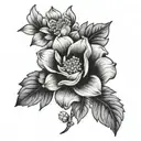April, June, February birth month flower tattoo tattoo design idea