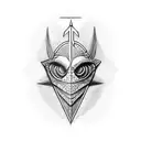 chameleon templar knight tattoo design idea