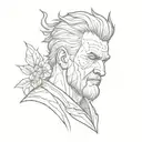 Abraham tattoo design idea