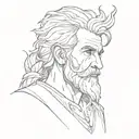 Abraham tattoo design idea