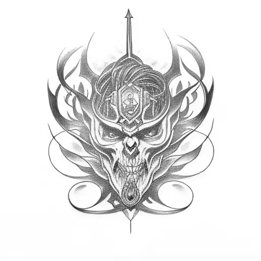 elden ring logo tattoo design idea
