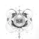 elden ring logo tattoo design idea