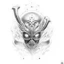 elden ring logo tattoo design idea