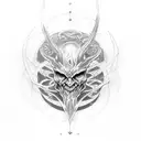 elden ring logo tattoo design idea