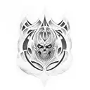 elden ring logo tattoo design idea