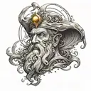 zeus ray tattoo design idea