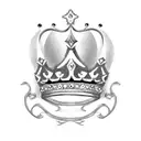 Queen's Crown tattoo design idea