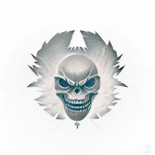 Depression and anxiety fighter symbol tattoo design idea