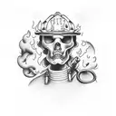 fire heaven hell firefighter "wrong side of heaven rigtieous side of hell" tattoo design idea