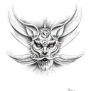 lucifer  tattoo design idea