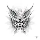 lucifer  tattoo design idea