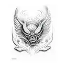 lucifer  tattoo design idea