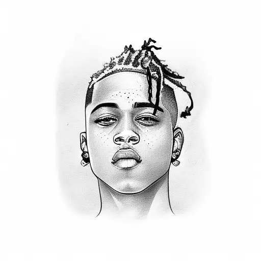 xxxtentacion tattoo design idea