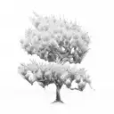 xxxtentacion tree tattoo design idea