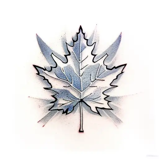 Maple Leaf tattoo design idea