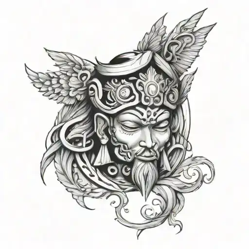 gua'baba naboria daca tattoo design idea