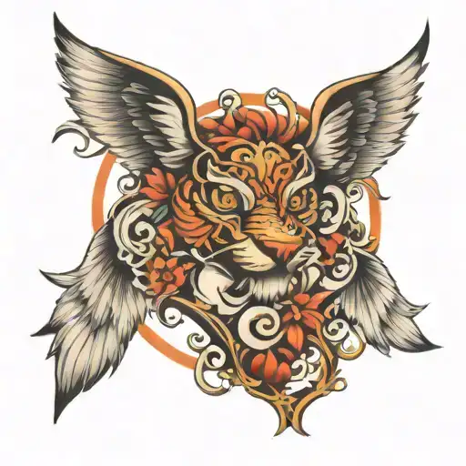 men's chest tattoo patch work tattoo design idea