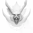 smile now cry later tattoo design idea