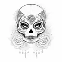 La Catrina tattoo design idea