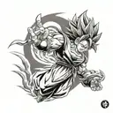 dragon ball z vegita forearm tattoo design tattoo design idea