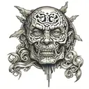 antisocial font tattoo design idea