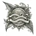 antisocial font tattoo design idea