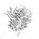 spanish tradition tattoo design idea