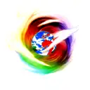 fire water earth wind tattoo design idea