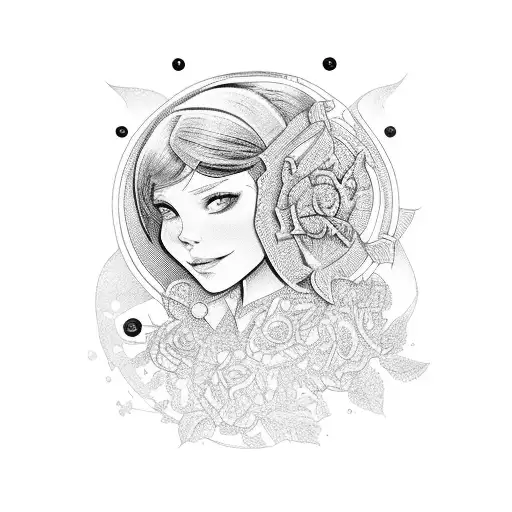 "Amelia" and "Oliver" tattoo design idea