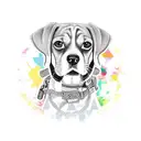 beagle  tattoo design idea