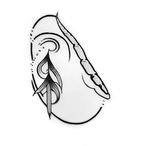 blurry distorted  tattoo design idea